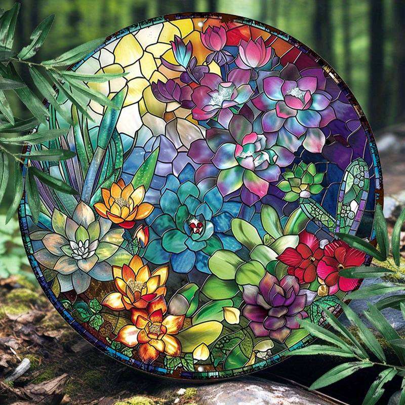 vitral floral quebra-cabeças online