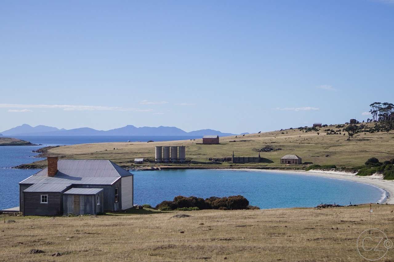 Strand, hydda, hus vid havet pussel på nätet