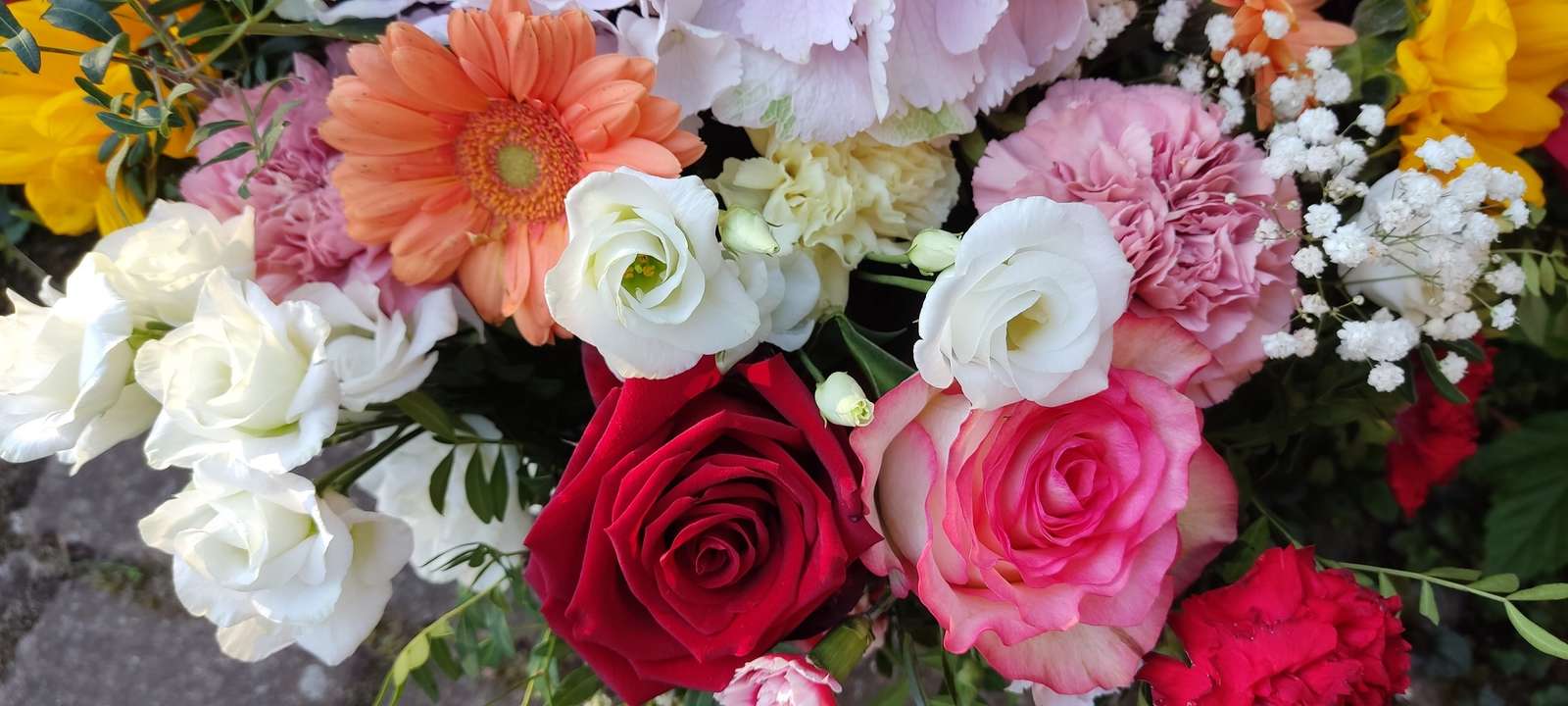 красочные цветы онлайн-пазл