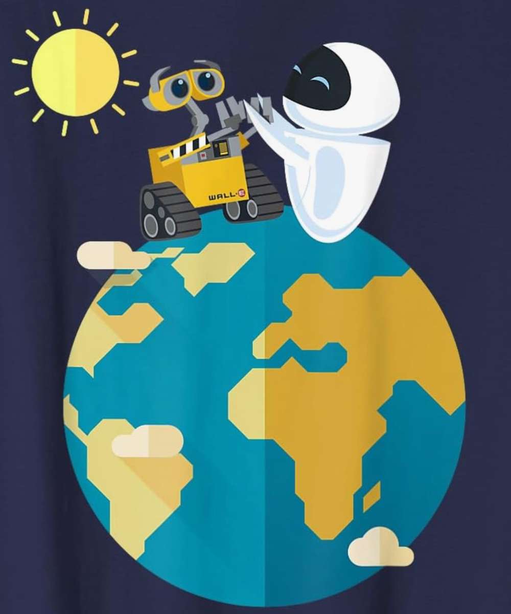WALL-E & EVE World Peace❤️❤️❤️❤️ puzzle online