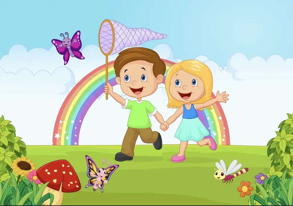 "Summer - summer has come - brought joy to children jigsaw puzzle online