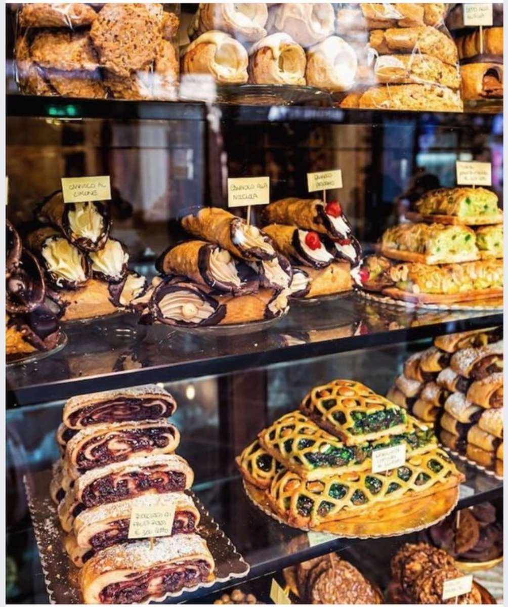 Italienische Bäckerei…. mein Lieblingsladen Online-Puzzle