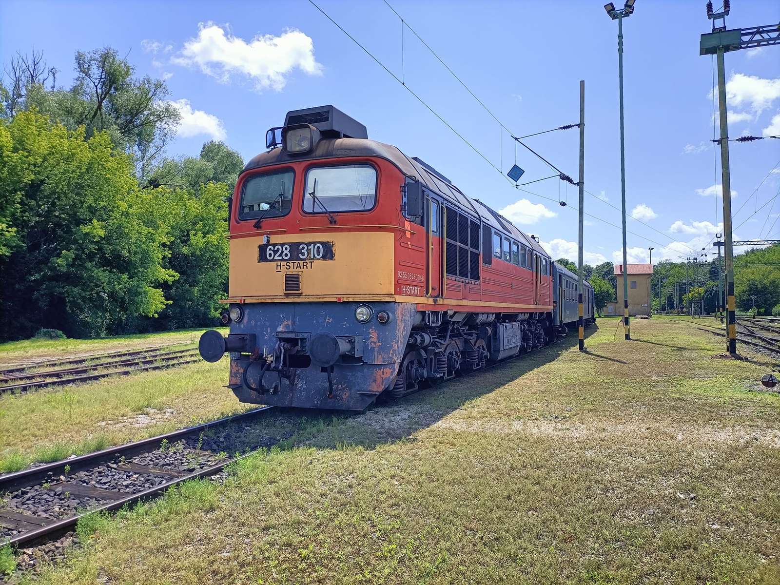 Maďarská lokomotiva online puzzle