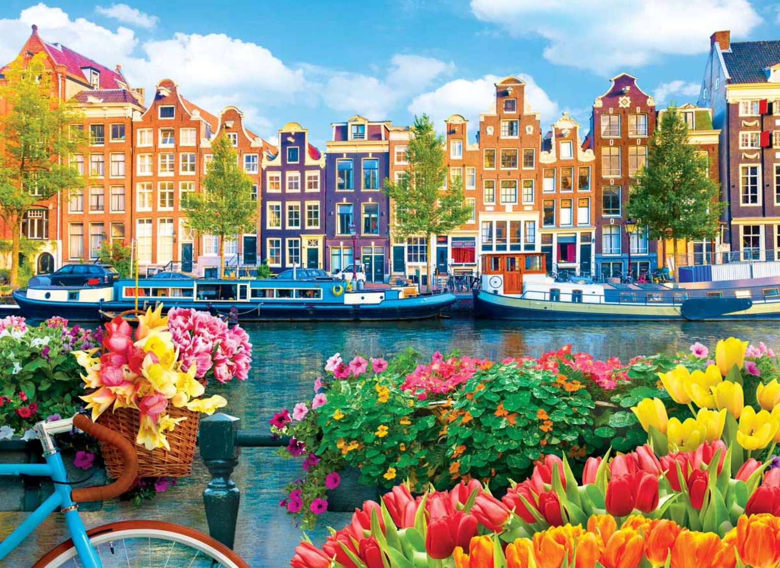 Colorful Amsterdam online puzzle