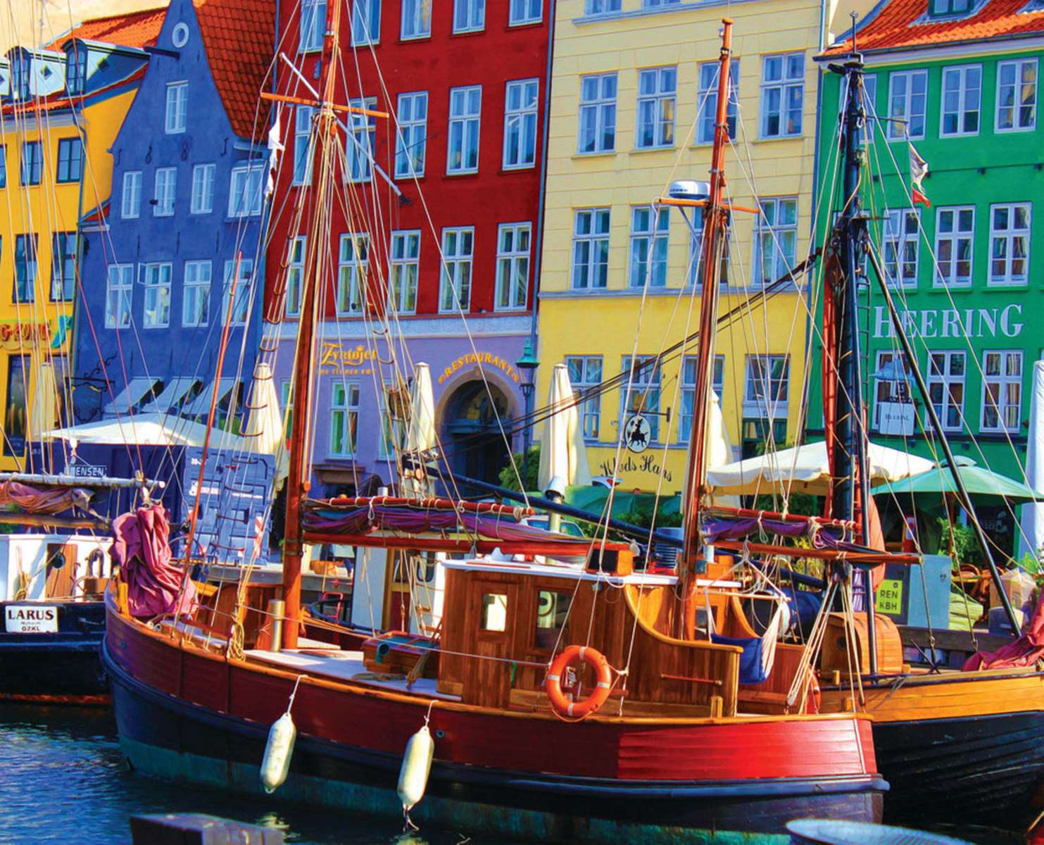 Koppenhága - Dánia fővárosa online puzzle