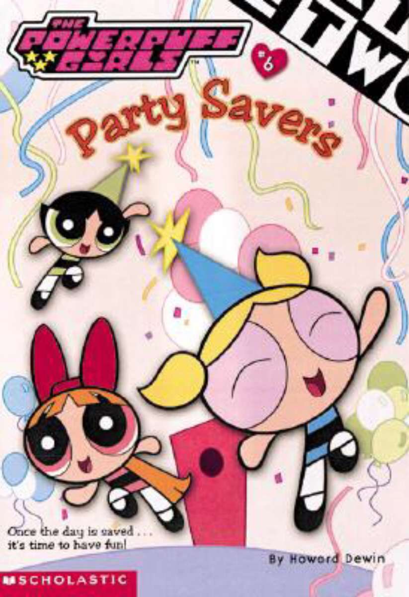 Powerpuff Girls: Party Savers (copertă de carte) jigsaw puzzle online