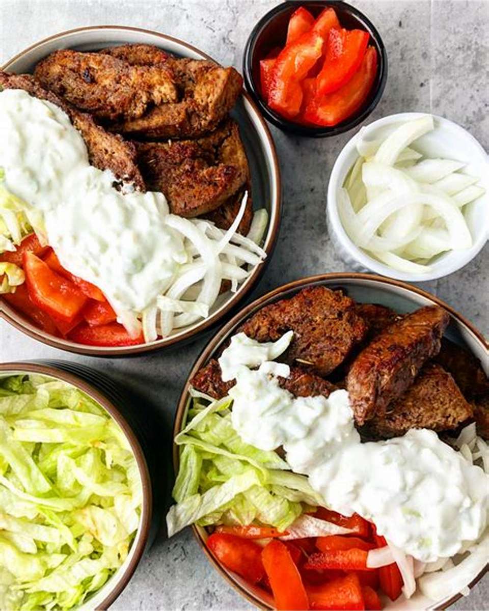 Fasírt Gyro Bowl kirakós online