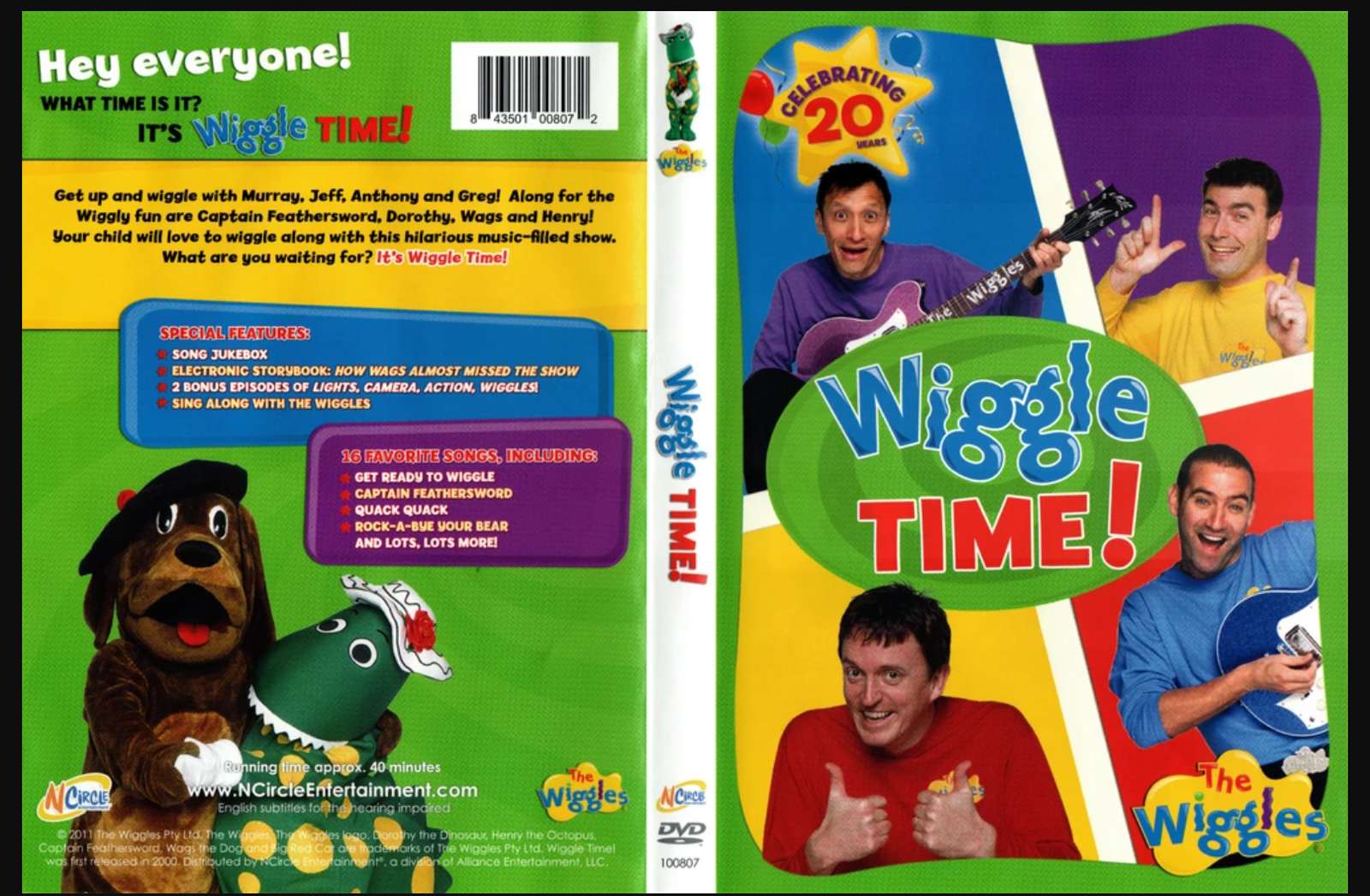 Wiggle Time N Circle DVD 1998 онлайн пазл