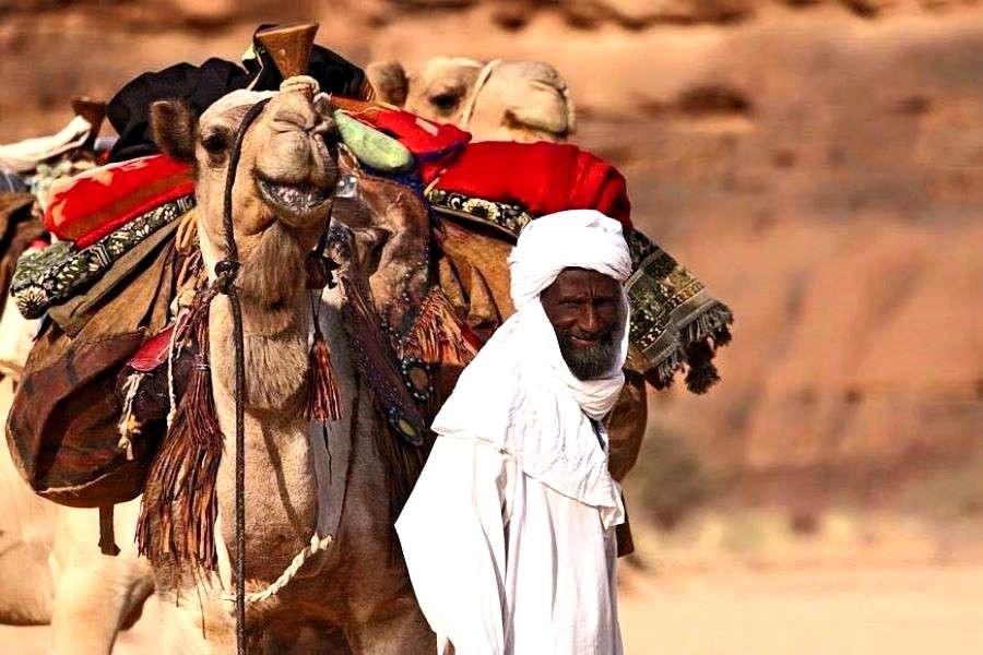 Життя в пустелі Лівії пазл онлайн