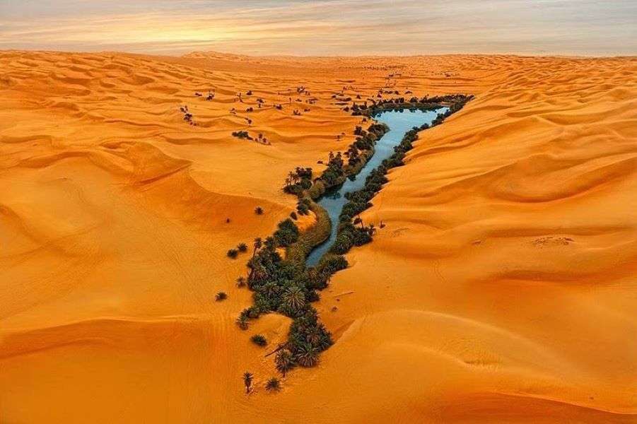 Libya Ubari Oasis online παζλ