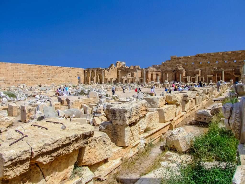 Líbia Leptis Magna ősi lelőhelye kirakós online