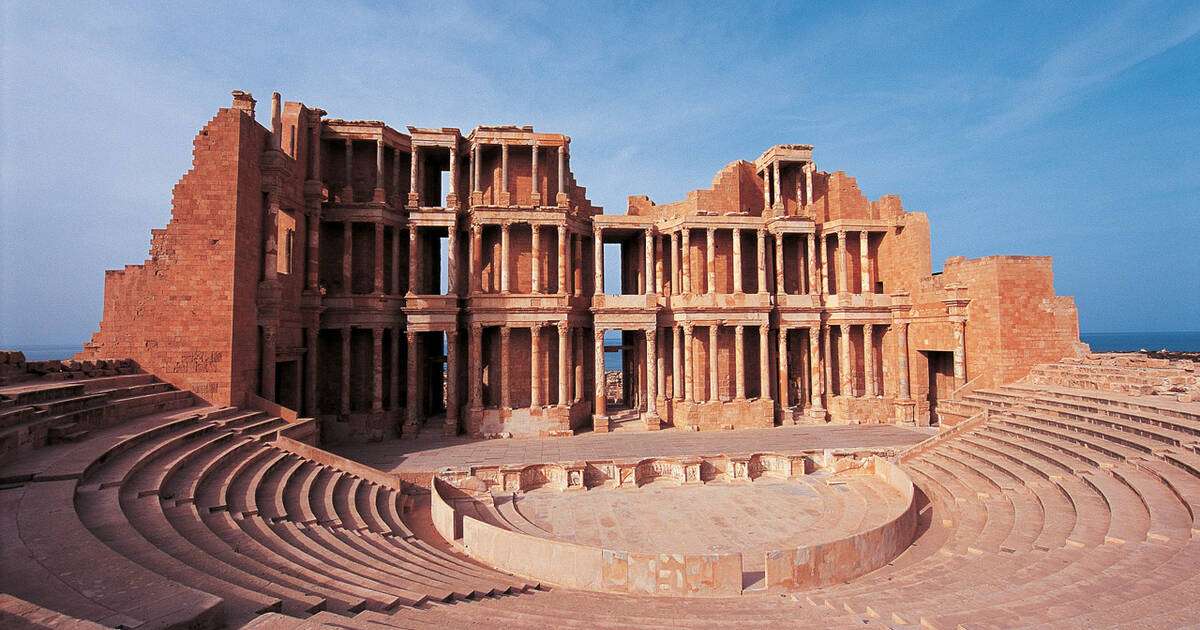 Libye starověké místo Leptis Magna skládačky online