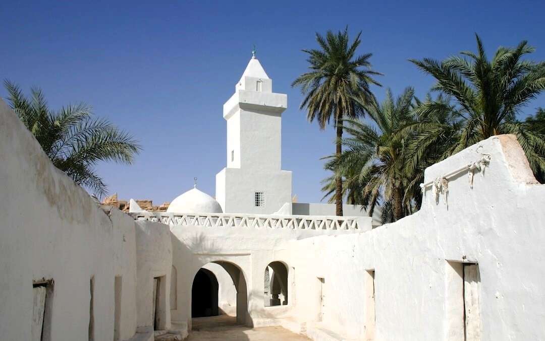 Libyen Ghadames stad pussel på nätet