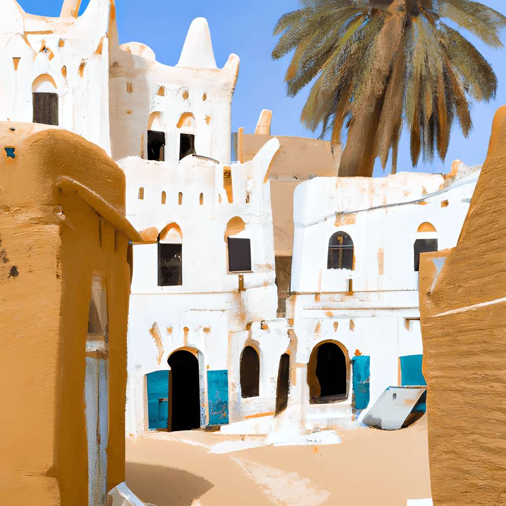 Líbia Ghadames város kirakós online