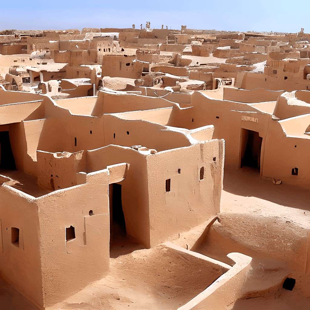 Λιβύη πόλη Ghadames online παζλ