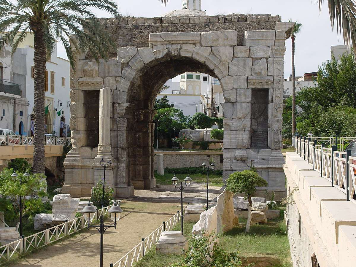 Libya Tripoli Marcus Aurelius Arch online puzzle