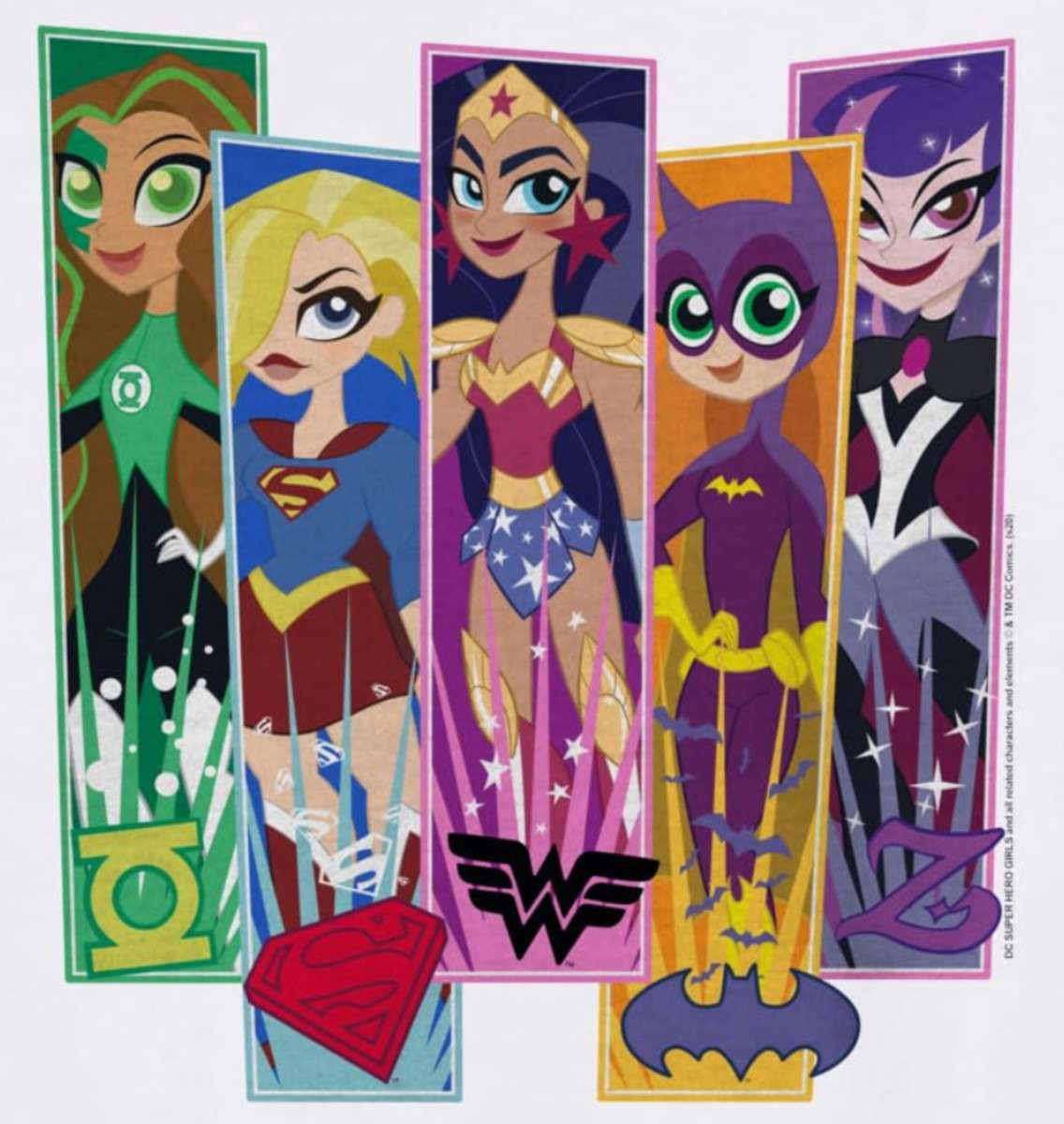 Panneaux de personnages DC Comics Super Hero Girls puzzle en ligne