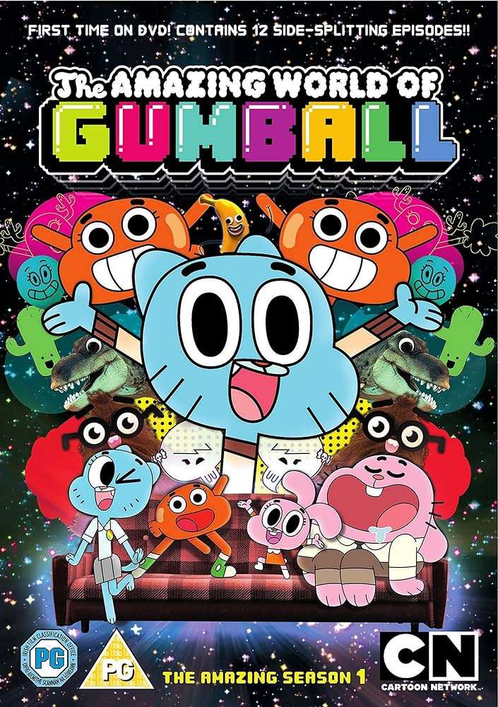 Cartel de la serie Gumball. rompecabezas en línea