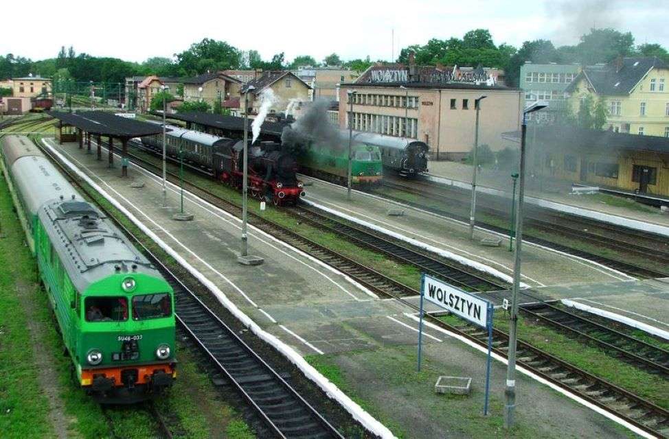Залізнична станція Вольштин пазл онлайн