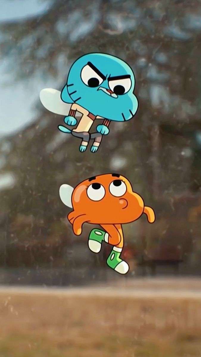 Gumball and Darwin in their dream online puzzle