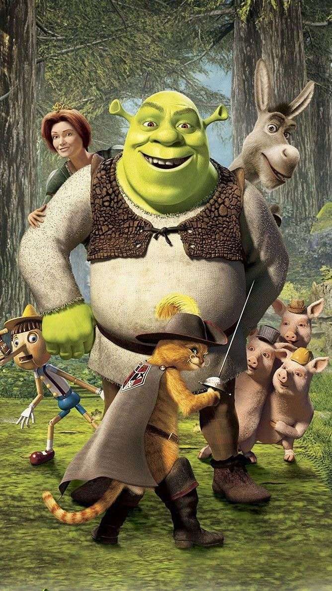 Shrek filmul puzzle online