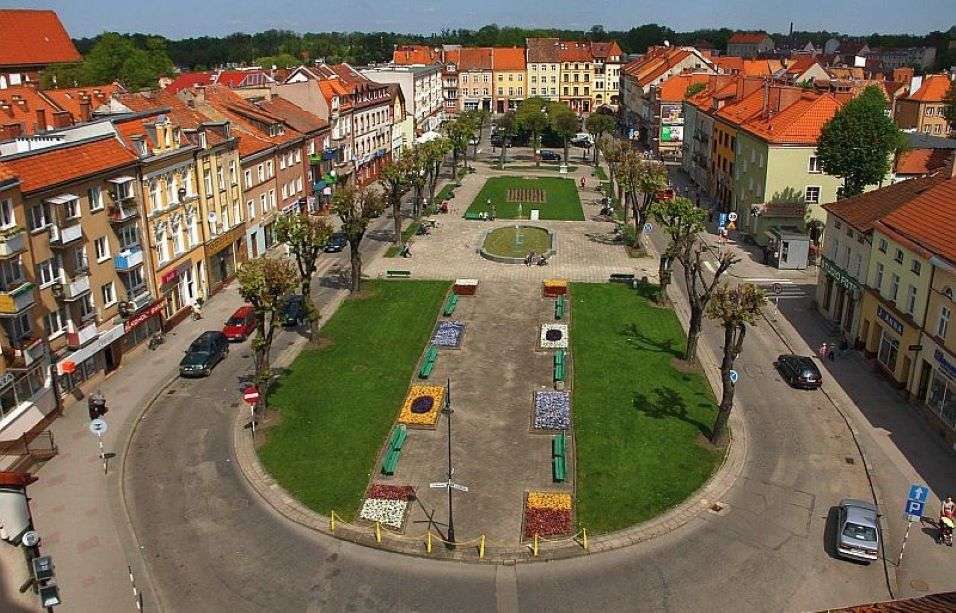La ville polonaise de Bartoszyce puzzle en ligne