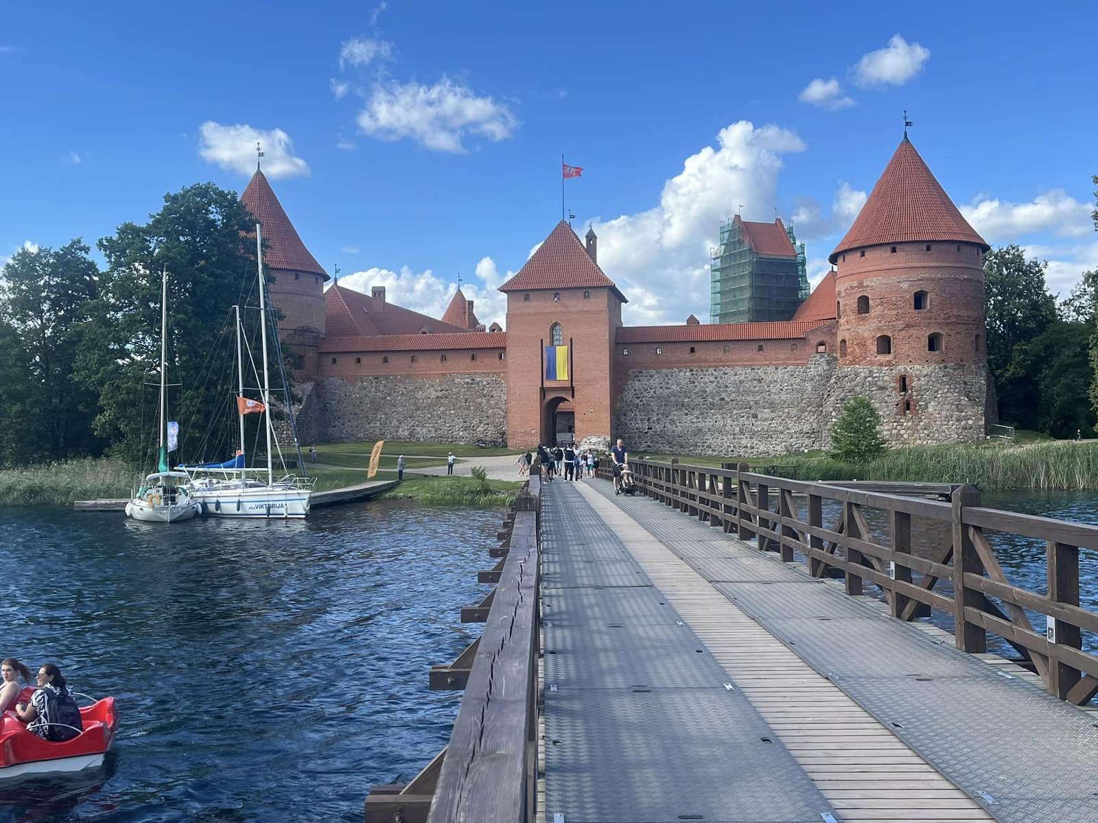 Kasteel van Trakai online puzzel