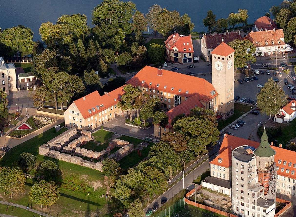 Szczytno from a bird's eye view online puzzle