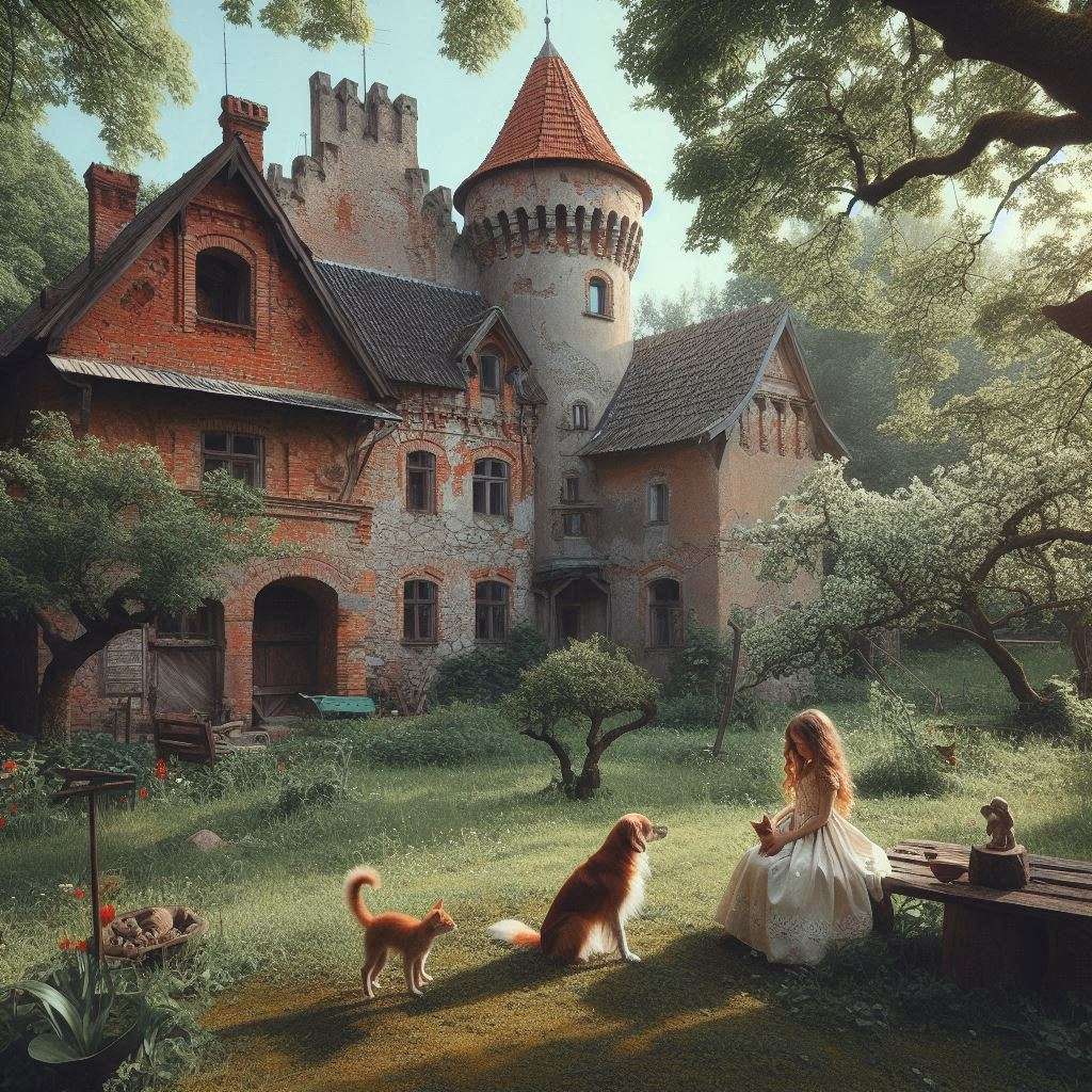 Castle in the forest jigsaw puzzle online