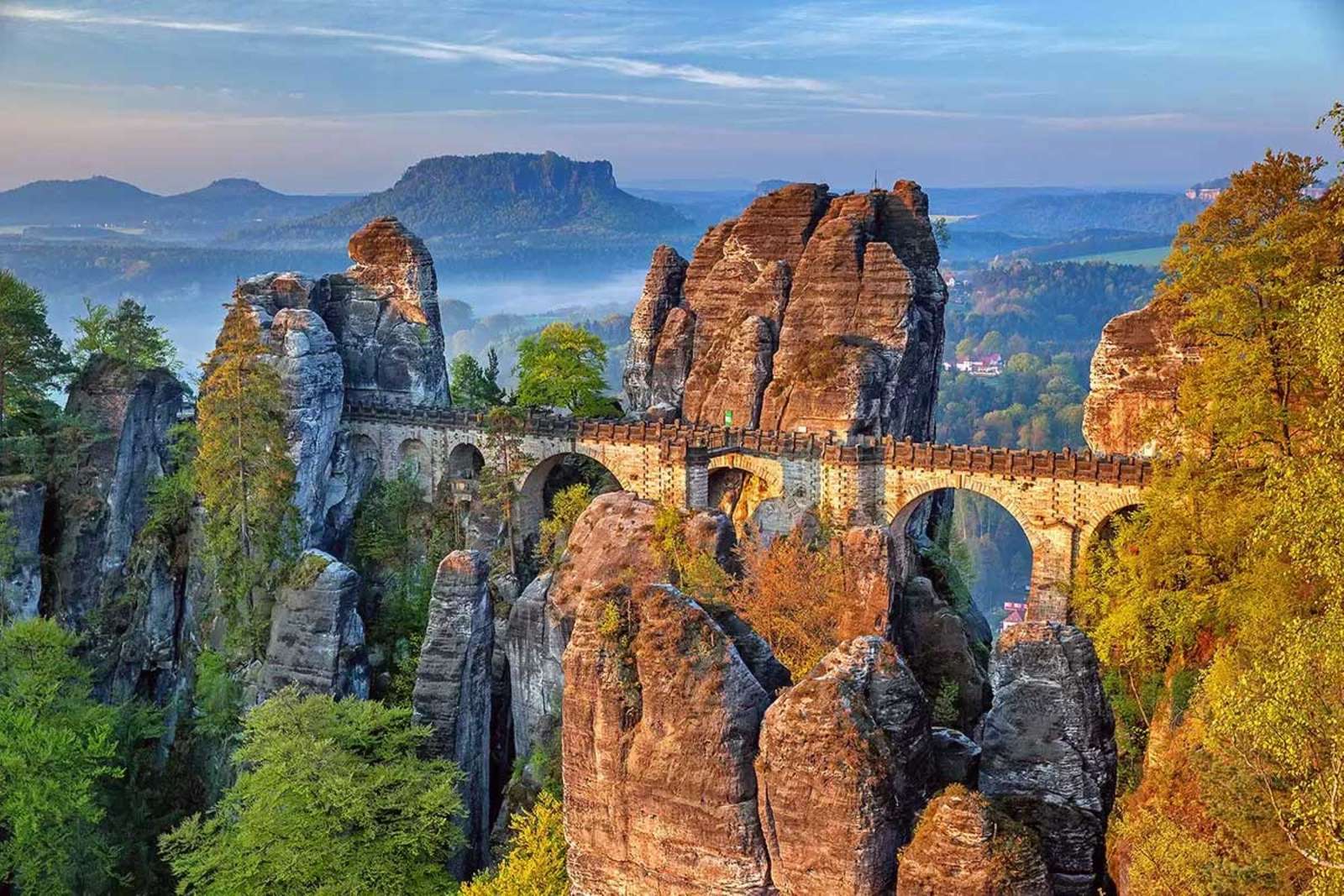 Bastei híd, Szász-Svájc online puzzle