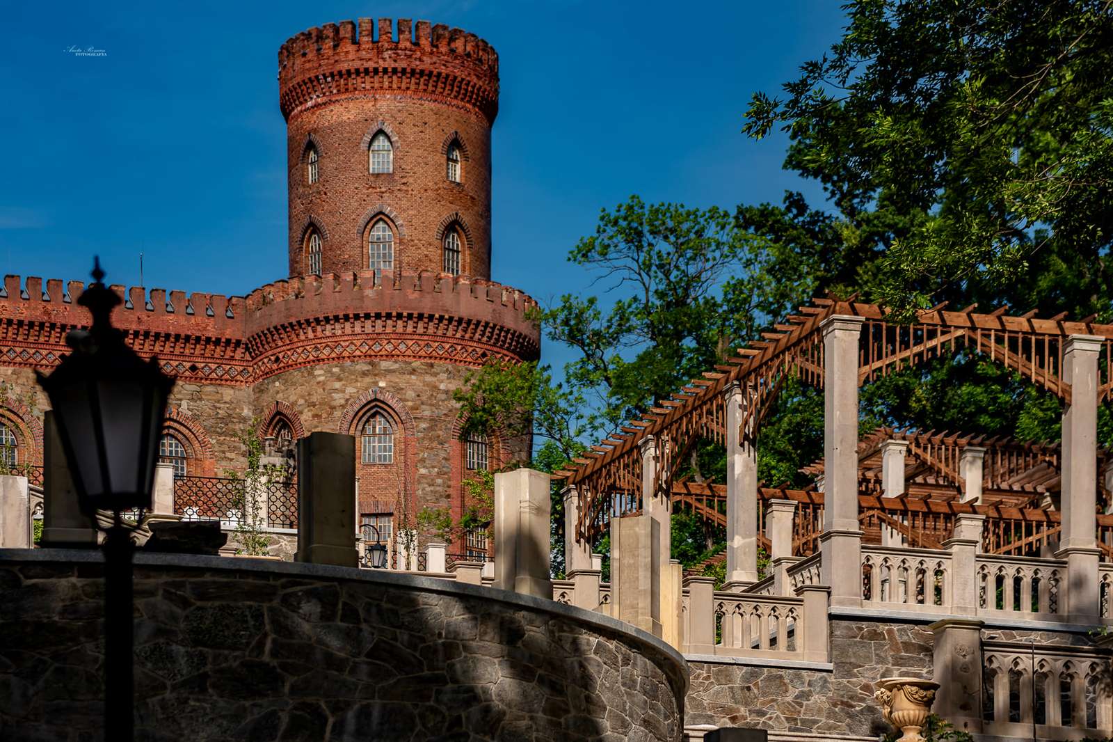 Замъкът в Камиенец Зомбковицки онлайн пъзел