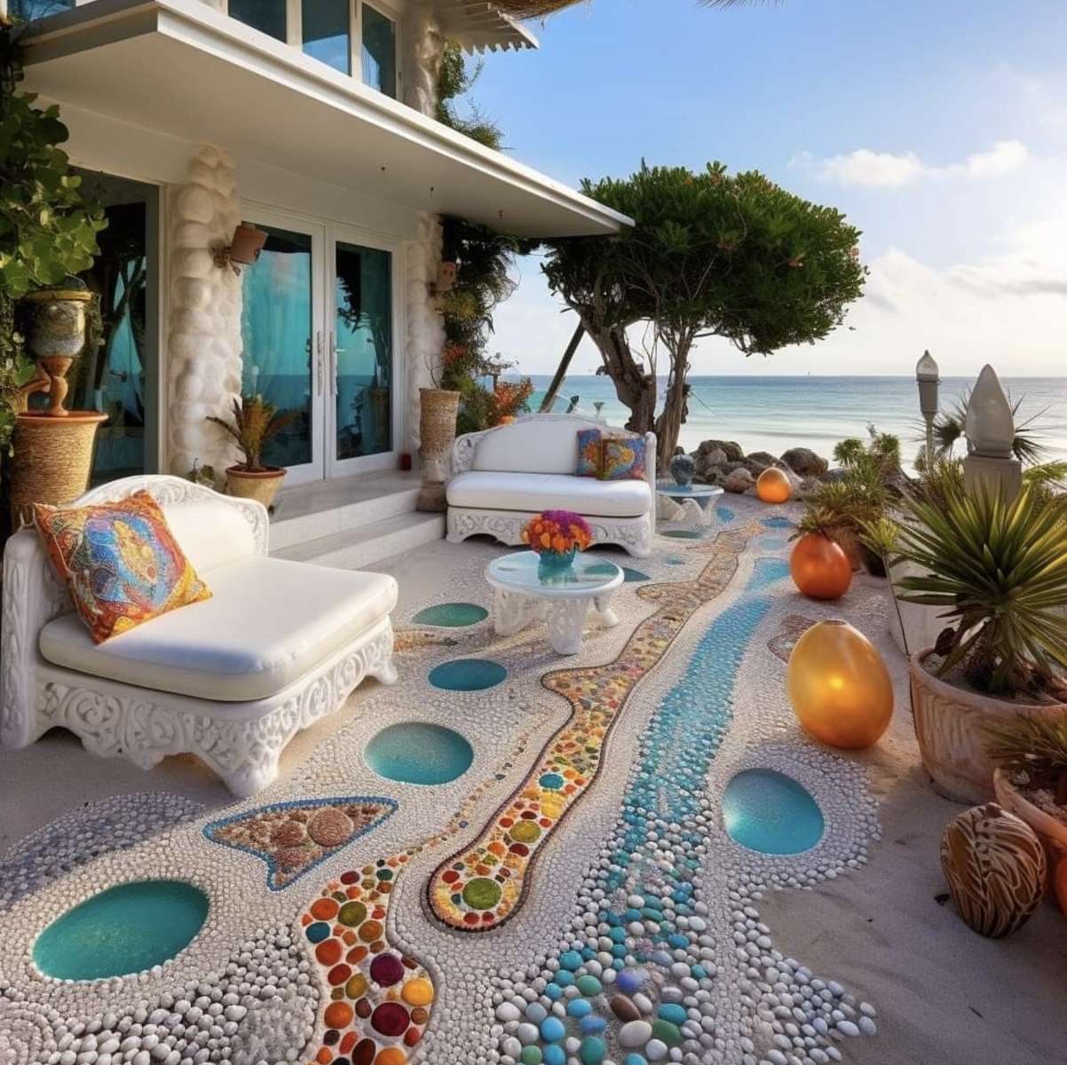 Terrasse Mosaïque online παζλ