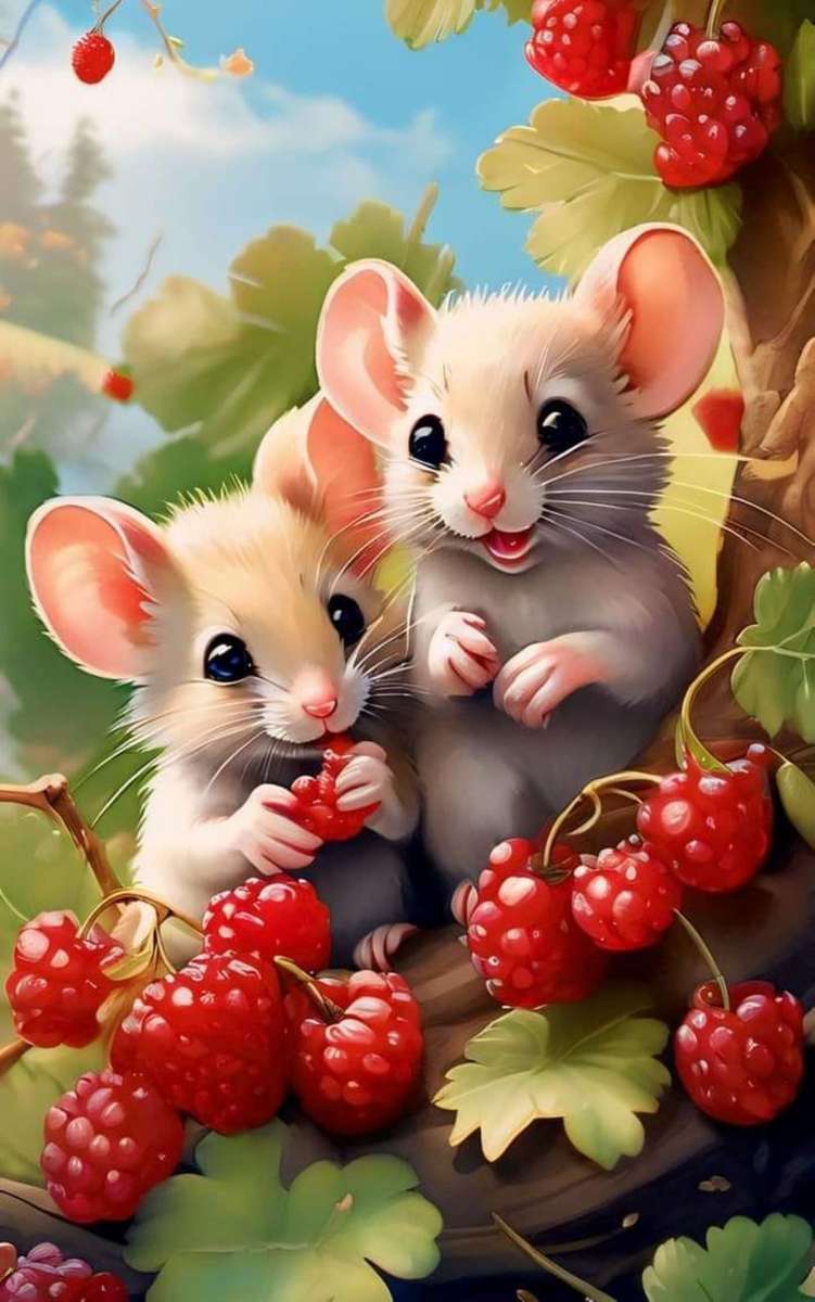 小さなネズミたち ジグソーパズルオンライン