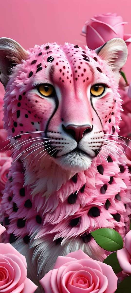 el tigre rosa rompecabezas en línea