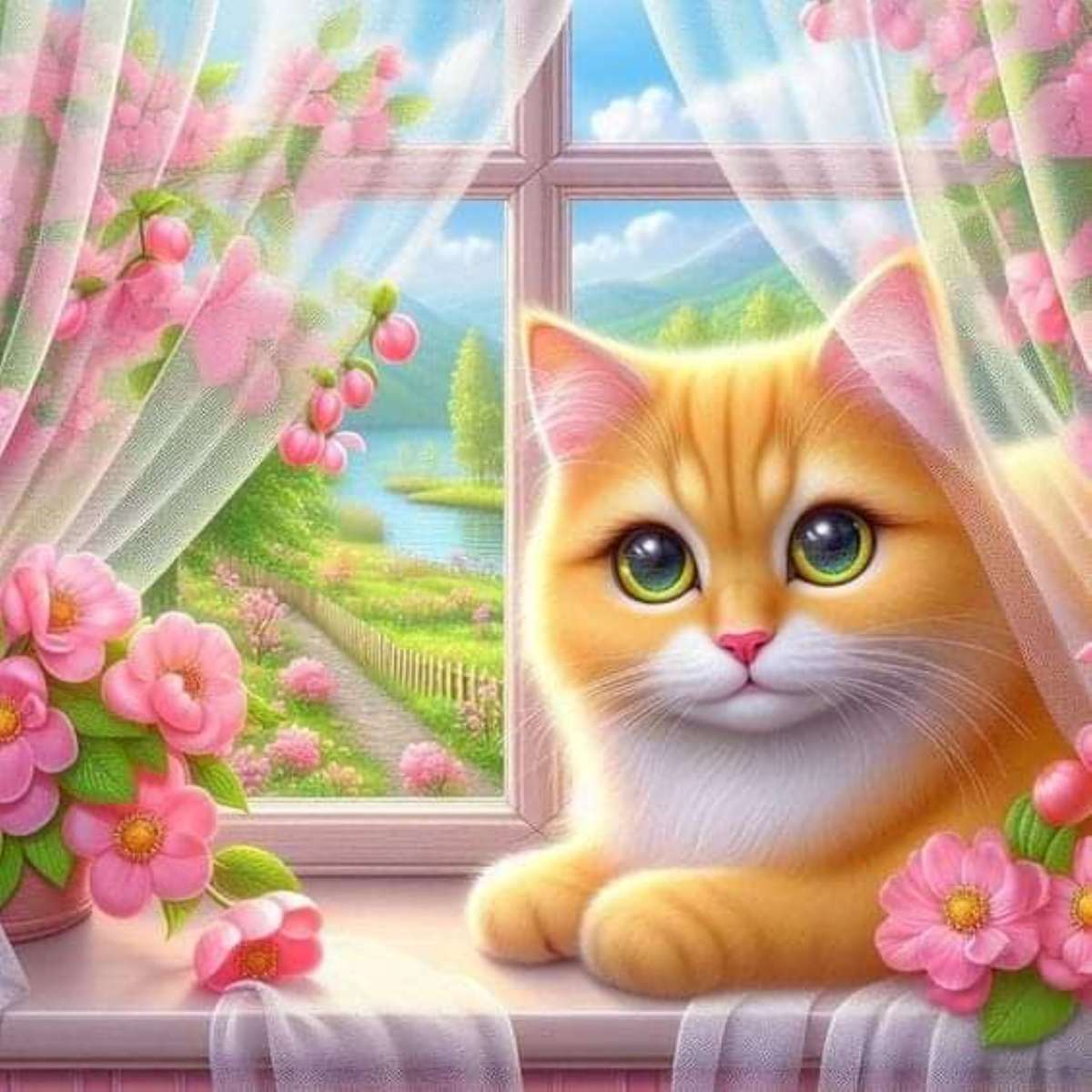 the pretty cat jigsaw puzzle online