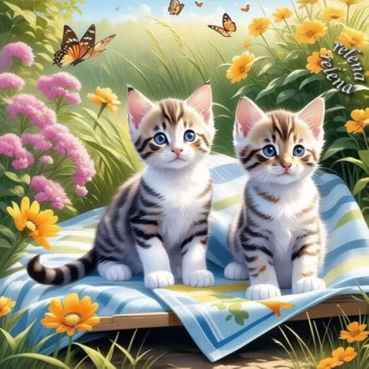 i piccoli gattini puzzle online