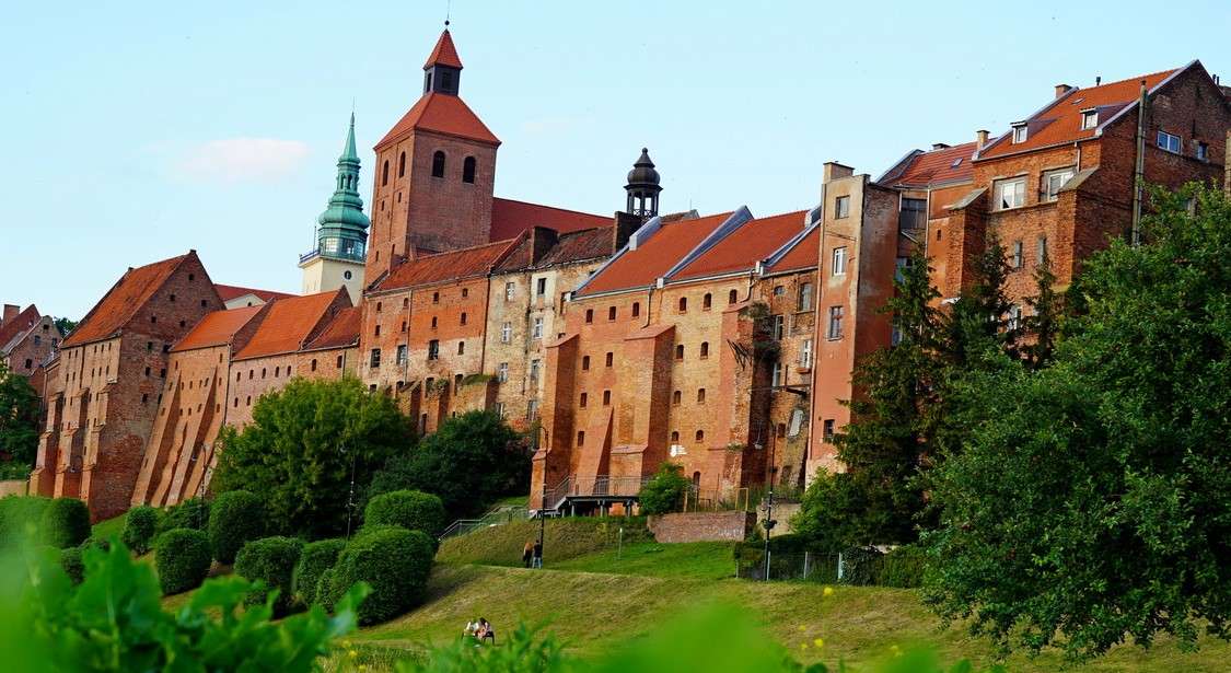 Замъкът в Grudziądz онлайн пъзел