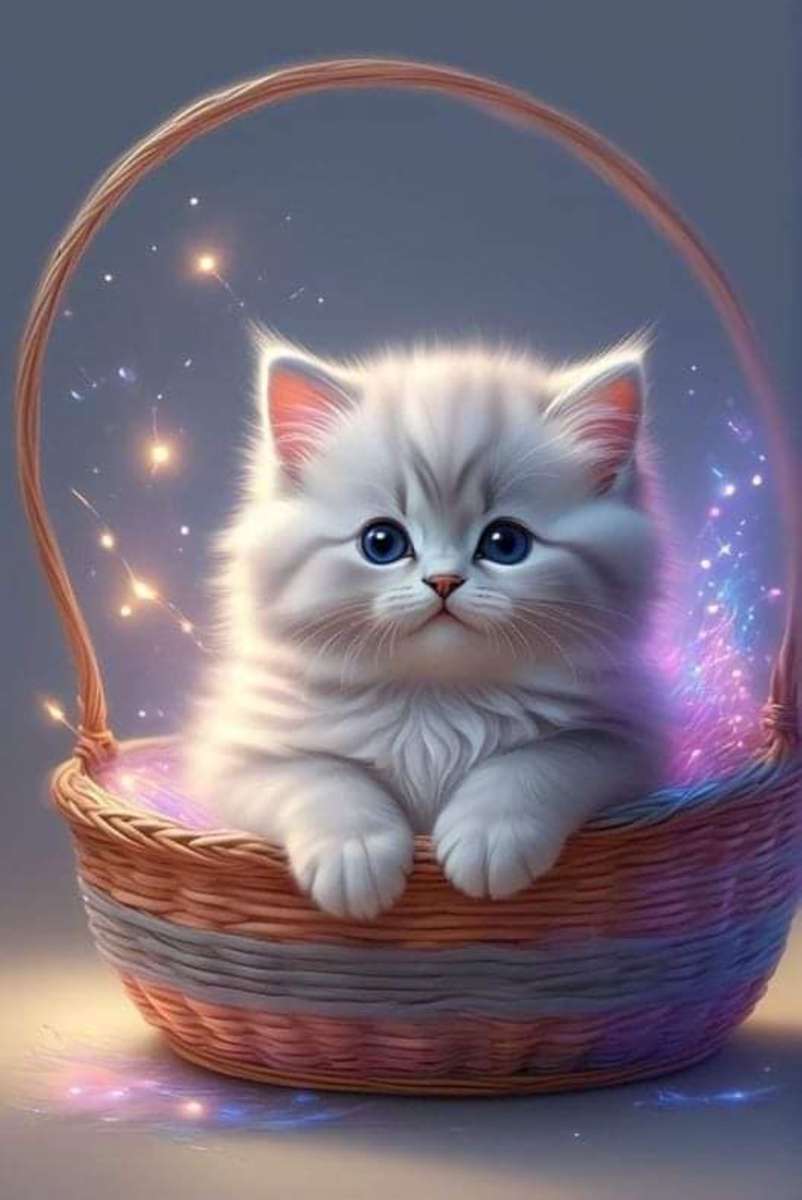 the little cat who sits in a basket online puzzle