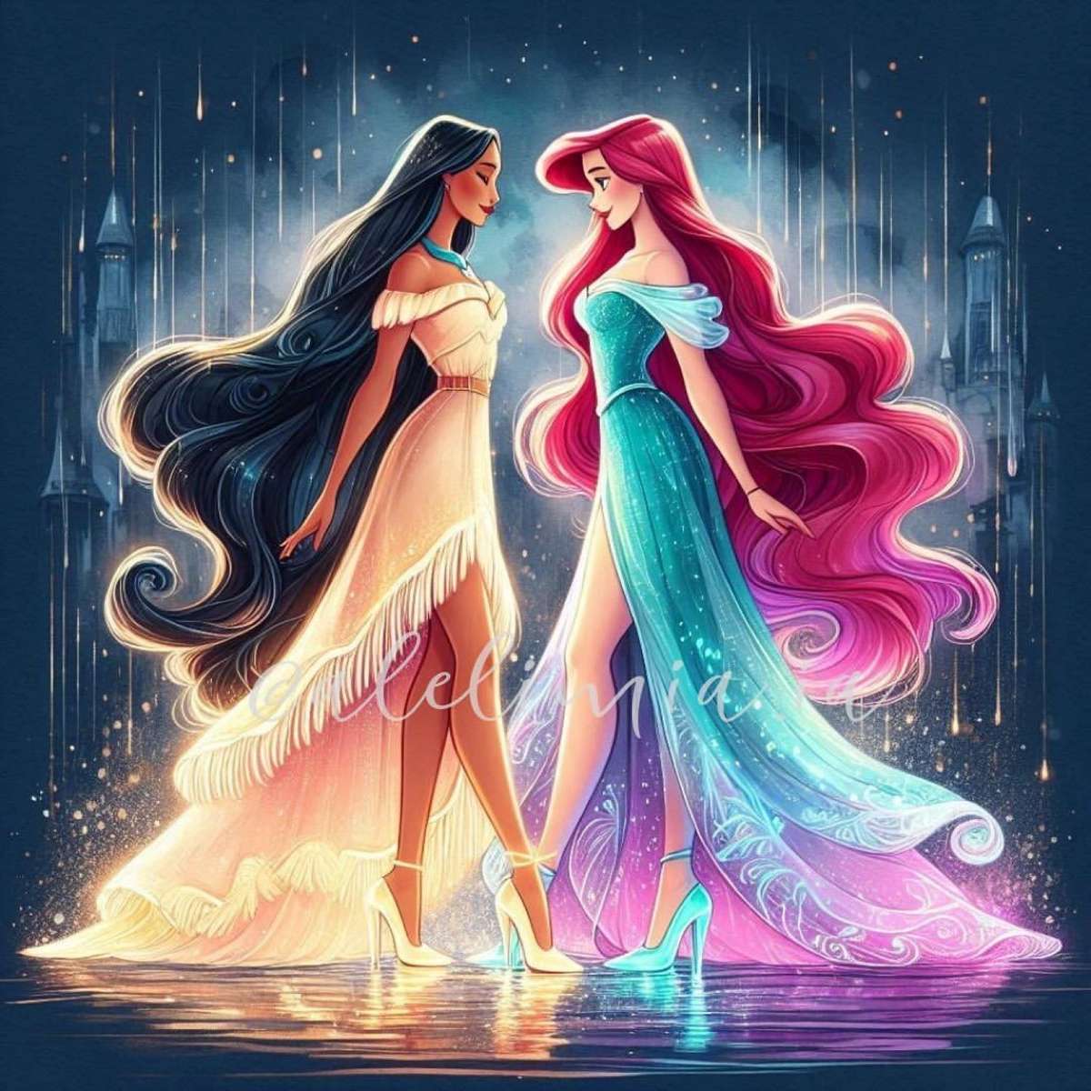 Sirenetta Disney puzzle online