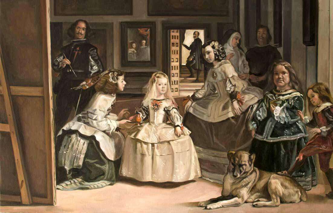 Las Meninas от Веласкес онлайн пъзел