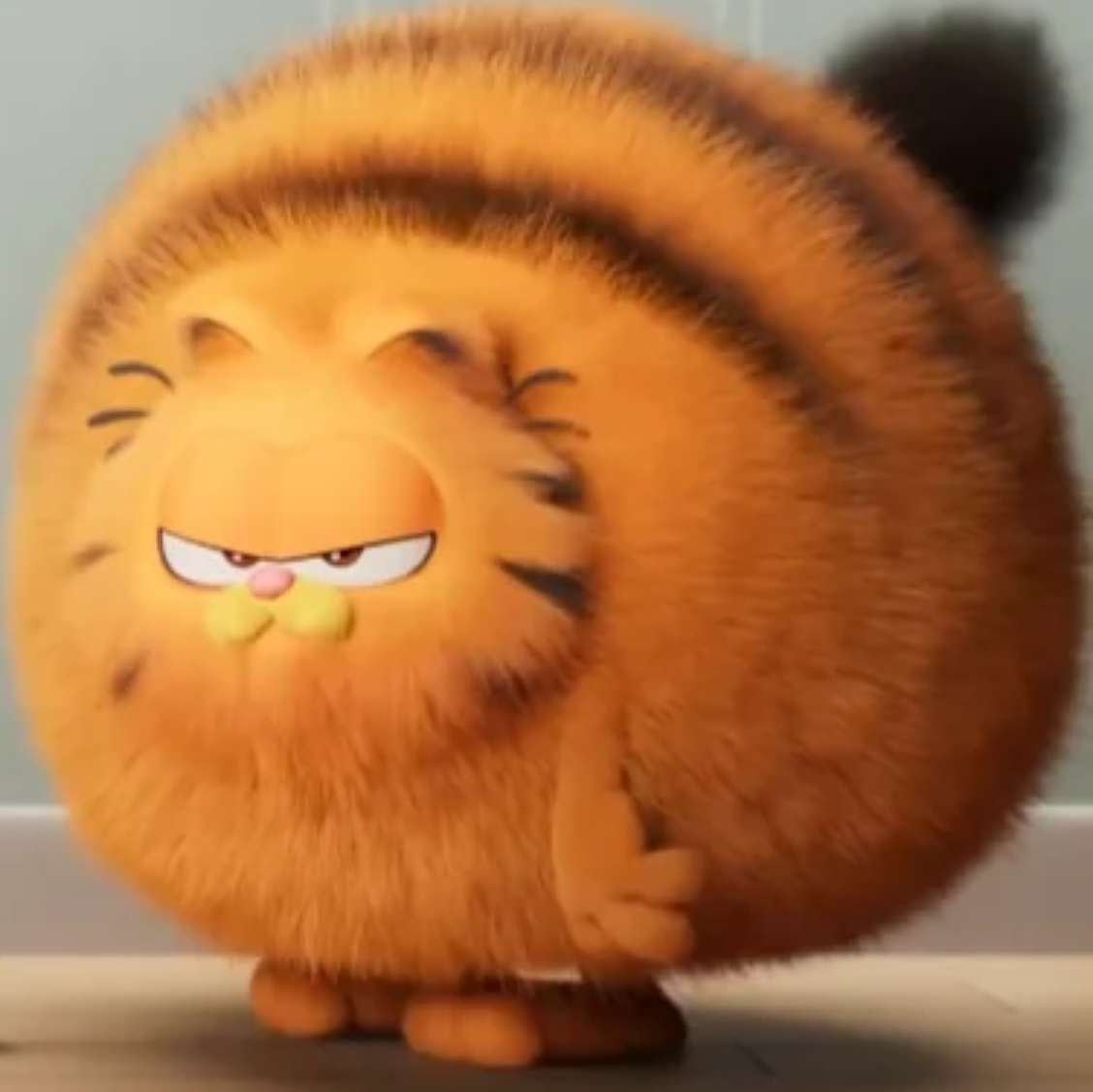 Bolyhos Garfield nincs odie kirakós online