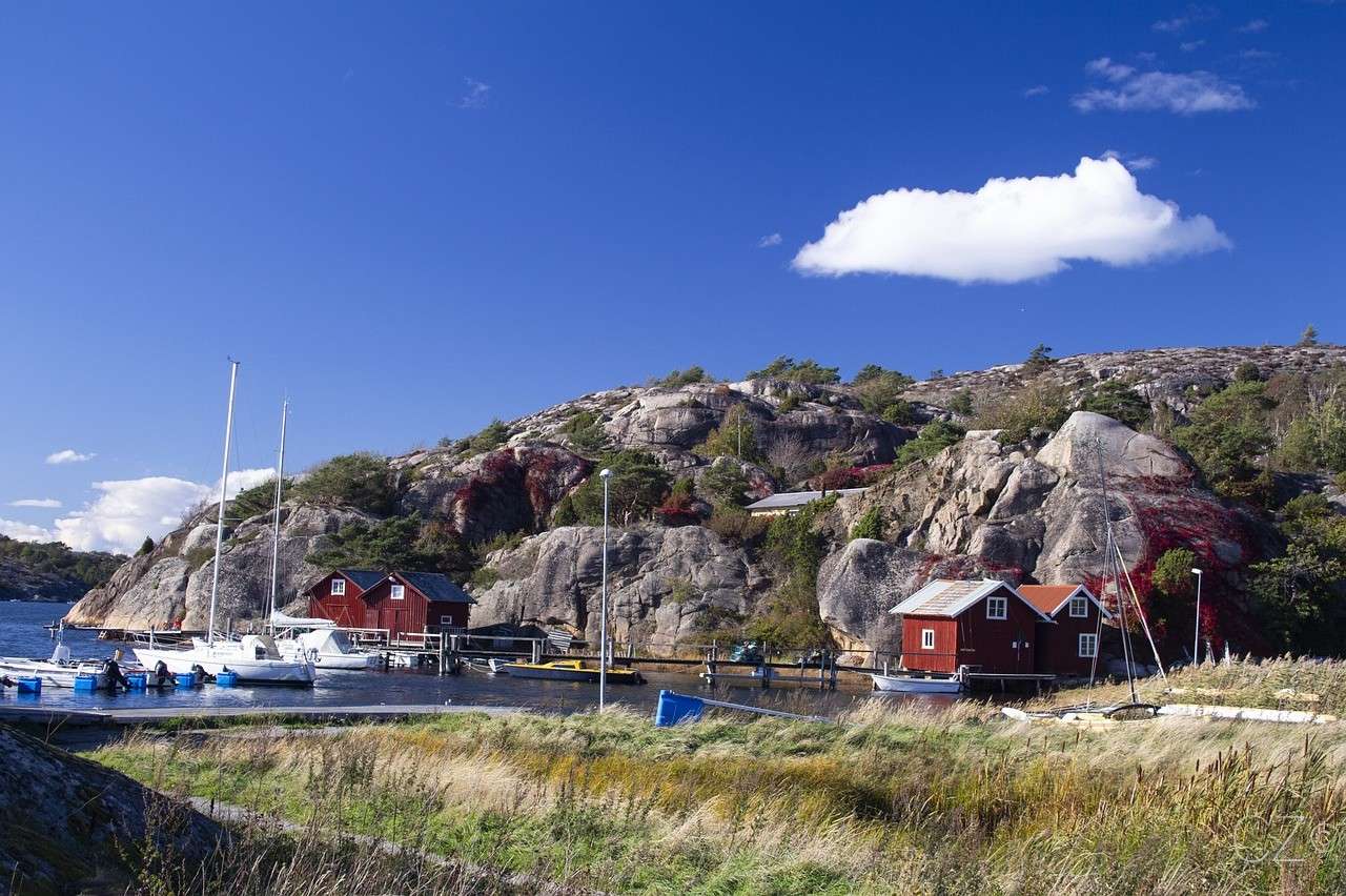 Suecia, Costa, Paisaje rompecabezas en línea