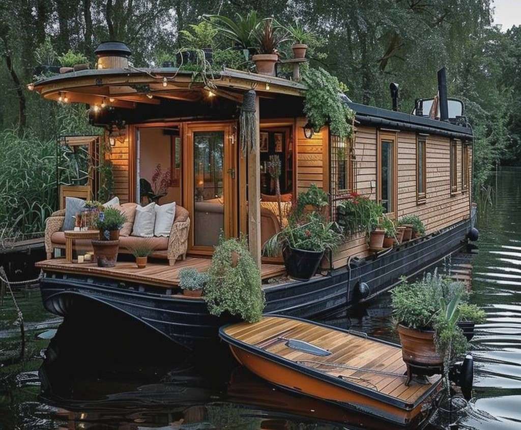 Houseboat - Casa sull'acqua puzzle online