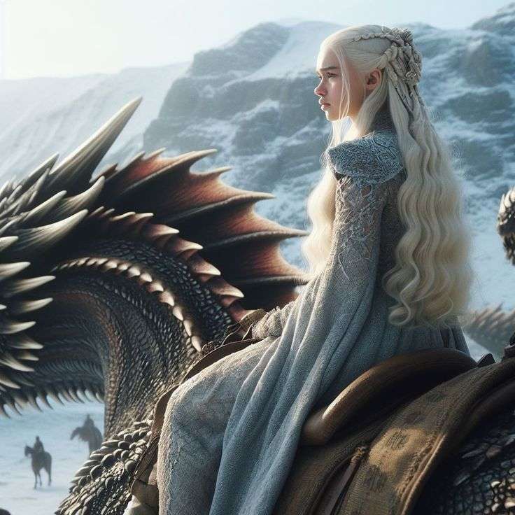 Daenerys Targaryen pussel på nätet