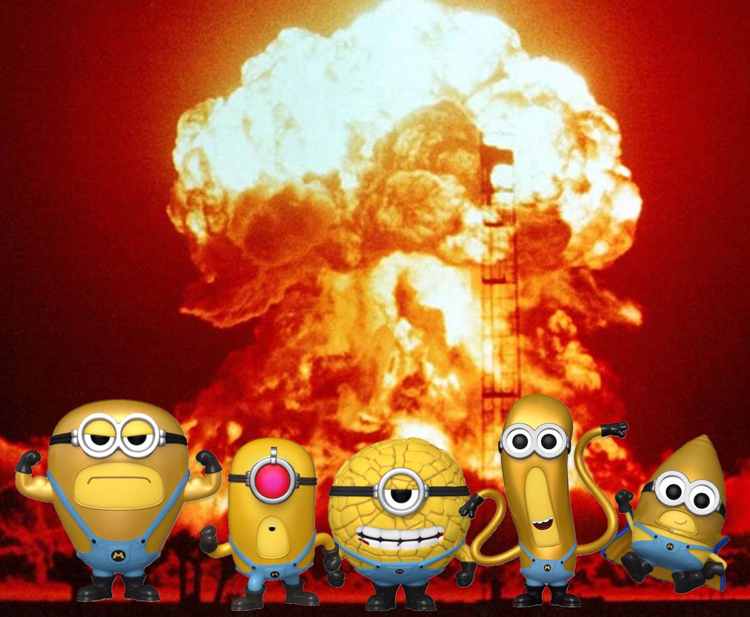 Despicable Me 4 Minions Explosion jigsaw puzzle online