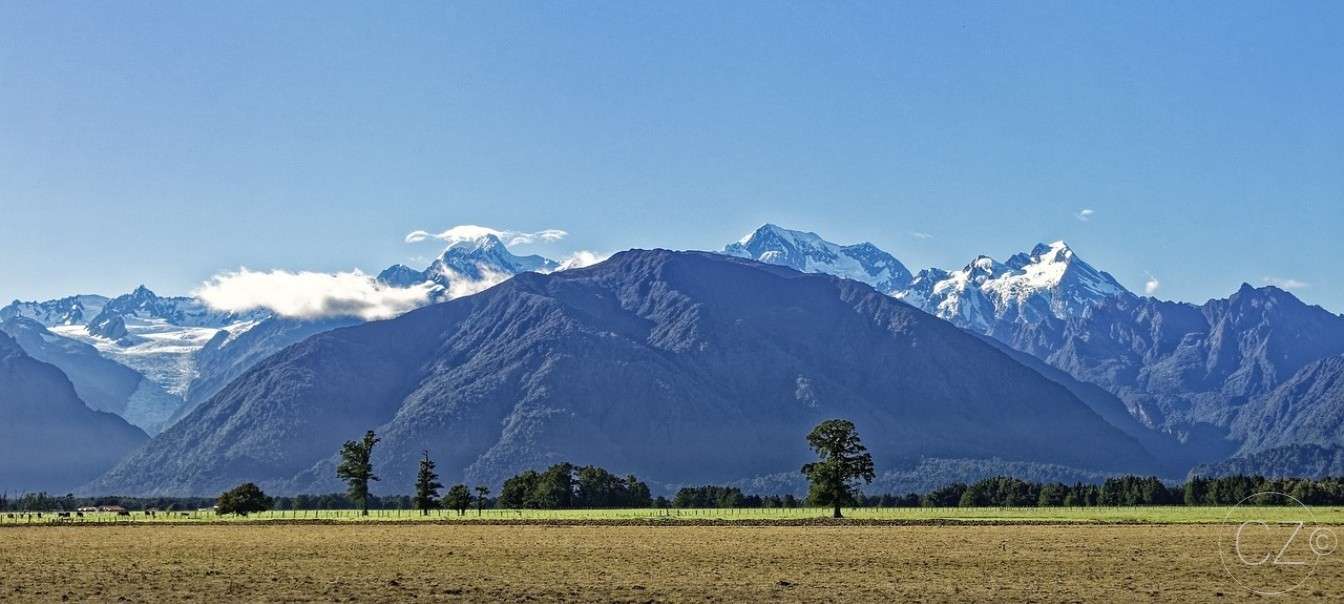 New Zealand, Mount Tasman, Mount Cook jigsaw puzzle online