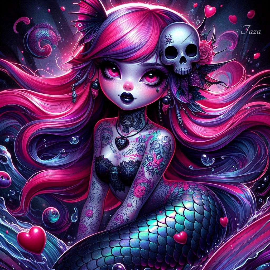 mermaid fairy woman jigsaw puzzle online