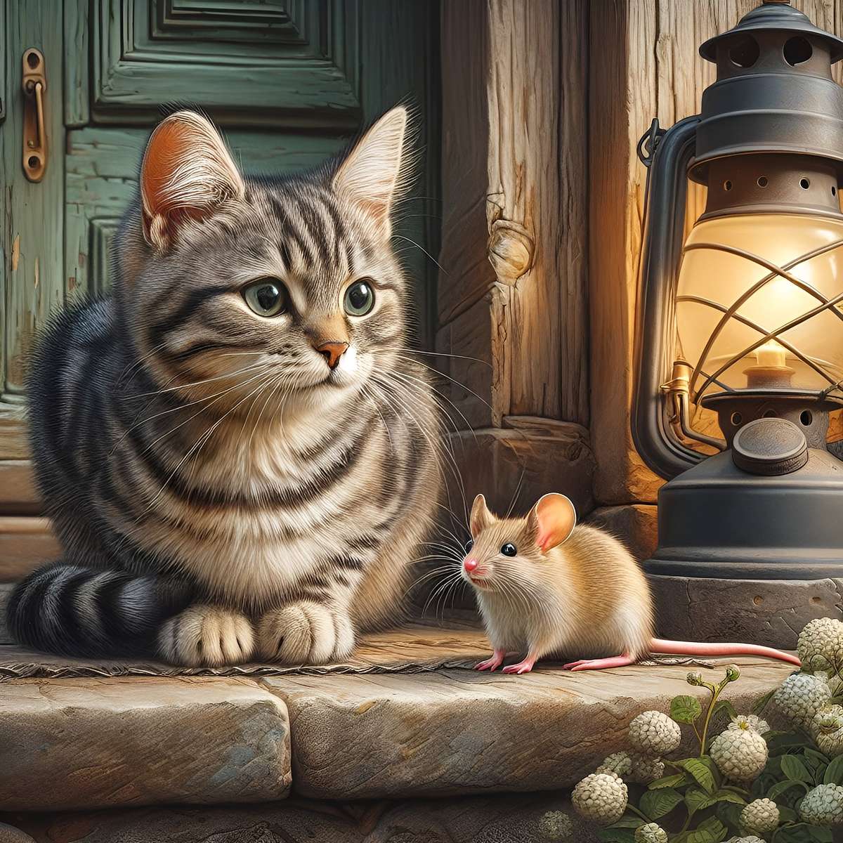 muis en kat online puzzel