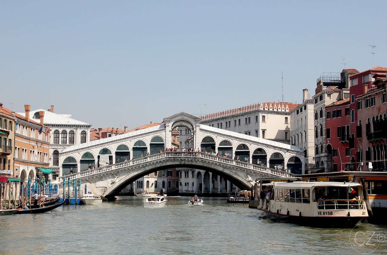 Ponte di Rialto, Venezia, Italia. puzzle online