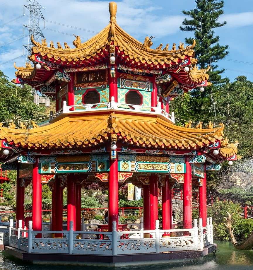 Pavillon im asiatischen Stil Online-Puzzle